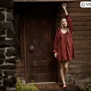Doen Burgundy Wynne Dress